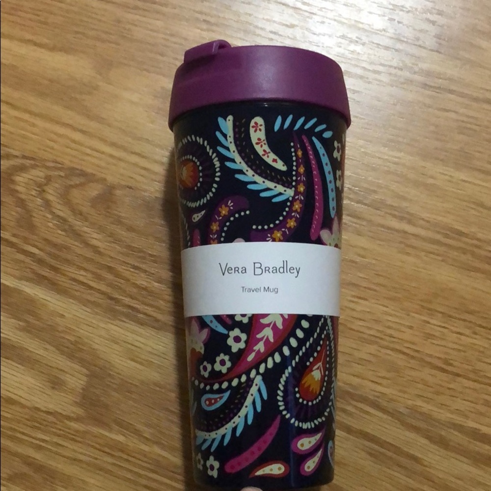 Vera Bradley Painted Paisley Travel Mug